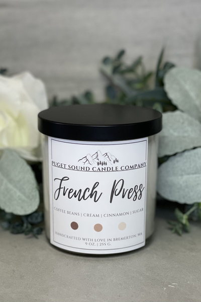 French Press | 9 oz. Handcrafted Candle - iamericaverret