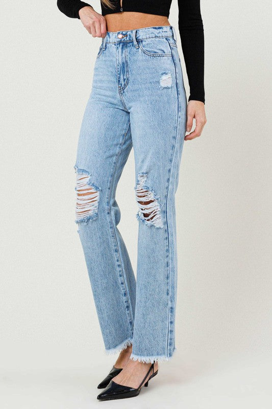 Emily Distressed Jeans - iamericaverret