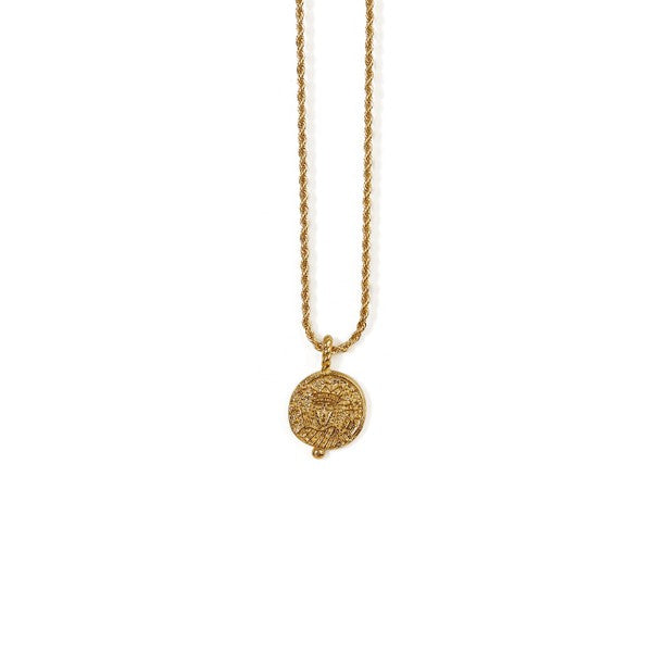 18K Gold Baroque Vintage Necklace