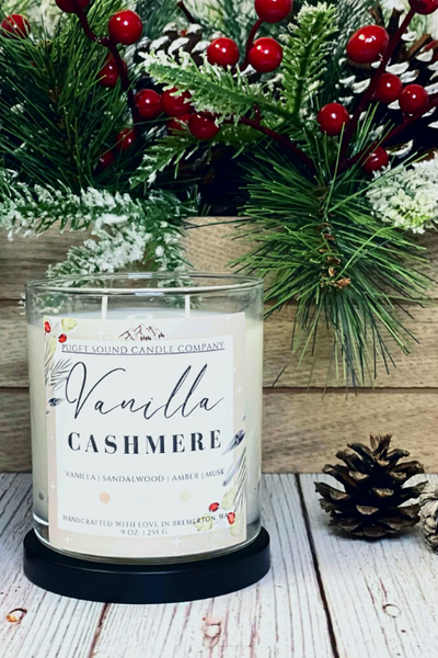 Vanilla Cashmere | 9 oz. Handcrafted Candle - iamericaverret